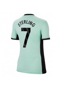 Chelsea Raheem Sterling #7 Jalkapallovaatteet Naisten Kolmaspaita 2023-24 Lyhythihainen